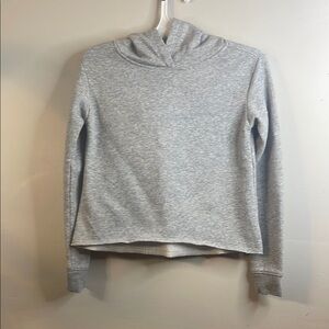 Justice Girls Active Gray Cropped Hooded Sweatshirt Size 10 #32